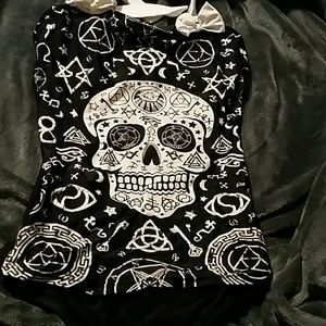 Skull one piece bathing suit